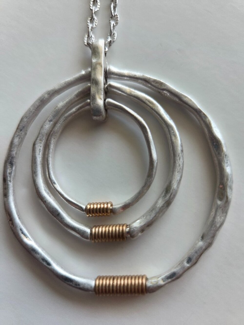 Molo for Stitch Fix Triple Circle Pendant Necklace
